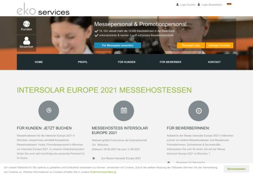 
                            11. Messehostess Intersolar Europe 2019 München ... - ekoservices