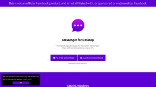 
                            6. Messenger for Desktop – Unofficial app for Facebook Messenger