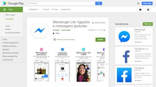 
                            6. Messenger Lite: ligações e mensagens gratuitas – Apps no Google ...