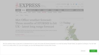 
                            7. Met Office weather forecast: Three months of STORMS to hit UK ...