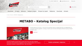 
                            6. METABO - Katalog Specijal