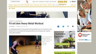 
                            13. Metalza in Ludwigsburg: Fit mit dem Heavy-Metal-Workout - Region ...