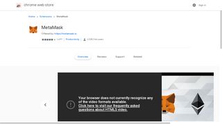 
                            2. MetaMask - Google Chrome