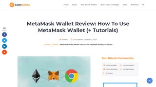 
                            3. MetaMask: How To Use MetaMask Wallet For Ether & Other ERC20 ...