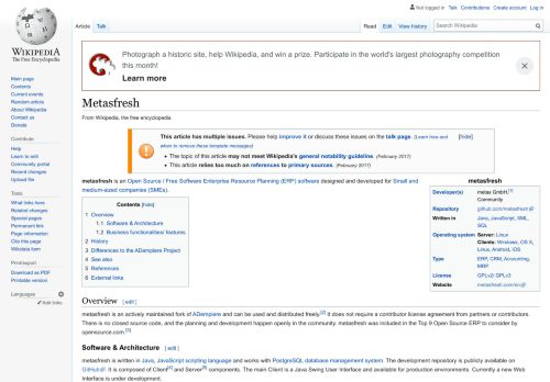 
                            6. Metasfresh - Wikipedia