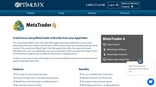 
                            12. MetaTrader 4 Apple Mac | True ECN Broker | Optimus FX