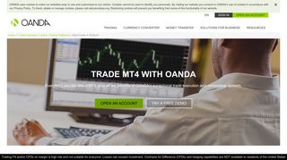 
                            4. MetaTrader 4 Platform Download | Trade MT4 | OANDA