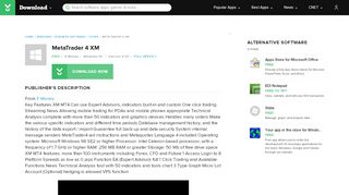 
                            11. MetaTrader 4 XM - Free download and software reviews - ...