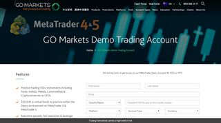 
                            9. MetaTrader 5 Demo Account | MT4 & 5 Free Demo Account | GO Markets