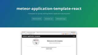 
                            7. meteor-application-template-react | A template for quickly starting ...