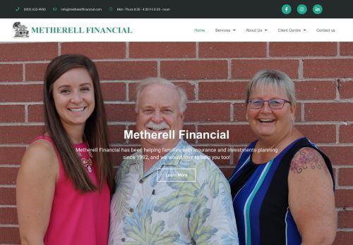
                            12. Metherell Financial – Helping you realize your financial dreams