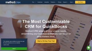 
                            2. Method:CRM | #1 CRM for QuickBooks | Recommended by ProAdvisors