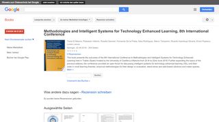 
                            10. Methodologies and Intelligent Systems for Technology Enhanced ...