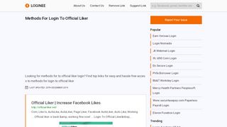 
                            11. Methods For Login To Official Liker