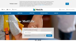 
                            4. MetLife: Ubezpieczenia na życie, ochrona zdrowia, emerytury ...