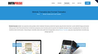 
                            11. Metode Transaksi, Cara Transaksi, dan Format Transaksi | Duta Pulsa