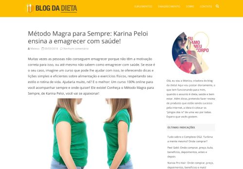 
                            9. Método Magra para Sempre - Karina Peloi ensina a emagrecer com ...