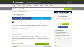 
                            9. Metodologia Influx - English Experts