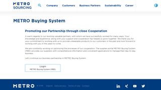 
                            5. METRO Buying System - METRO SOURCING