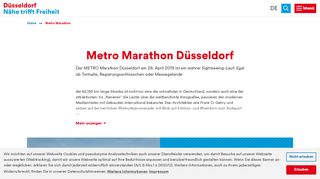 
                            7. METRO Marathon Düsseldorf - Unsere Top-Veranstaltungen ...