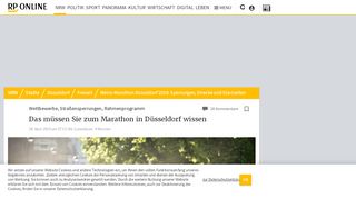 
                            6. Metro-Marathon in Düsseldorf 2018: Strecke, Sperrungen und Infos