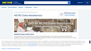 
                            2. METRO Online-Bestellservice | METRO
