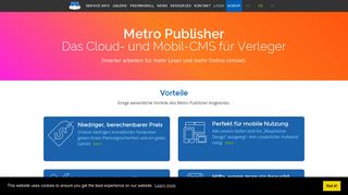 
                            9. Metro Publisher ™ — die Content-Plattform (CMS) für Verlage ...