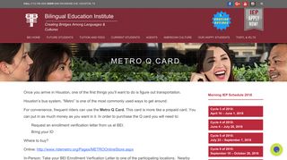 
                            10. Metro Q Card - Bilingual Education Institute