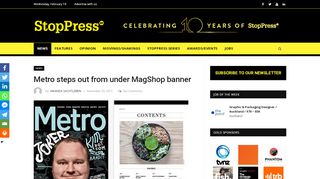 
                            8. Metro steps out from under MagShop banner | StopPress