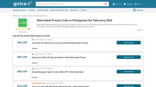 
                            7. Metrodeal Promo Code Philippines, February 2019 Vouchers