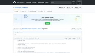 
                            10. metronic/login.html at master · mikesmayer/metronic · GitHub