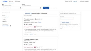 
                            5. Metropolitan Careers Jobs - February 2019 | Indeed.co.za