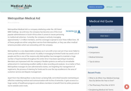 
                            13. Metropolitan Medical Aid - Medical Aids In South Africa