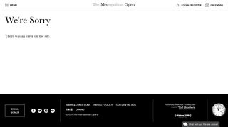 
                            3. Metropolitan Opera | Login