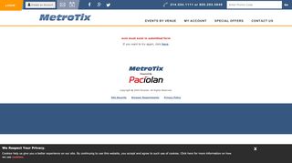 
                            5. MetroTix | Online Ticket Office | My Account