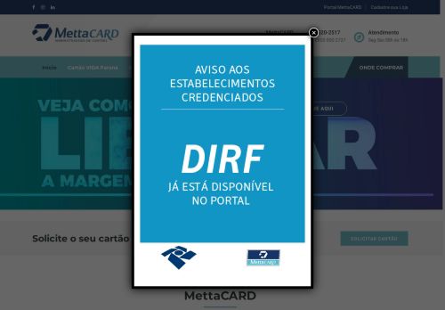 
                            3. MettaCARD – Administradora de Cartões