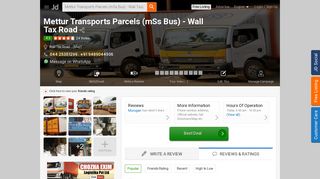 
                            8. Mettur Super Services, Wall Tax Road - Parcel Booking Services in ...