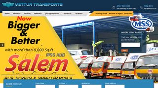 
                            3. Mettur Transports, MSS Parcel, Parcel Service in Chennai ...