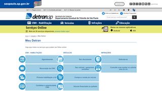 
                            2. Meu Detran - :: DETRAN-SP :: DEPARTAMENTO ESTADUAL DE ...