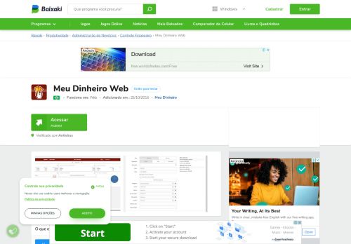 
                            8. Meu Dinheiro Web Download - Baixaki