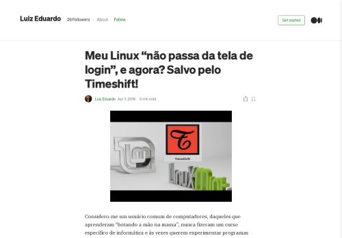 
                            12. Meu Linux “não passa da tela de login”, e agora? Salvo pelo Timeshift!