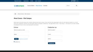 
                            4. Meus Cursos - Site Campus