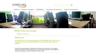 
                            1. MEWIS NT - Anmeldung: COMRAMO IT Holding AG, ein bundesweit ...