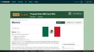 
                            11. Mexico | Prepaid Data SIM Card Wiki | FANDOM powered by Wikia