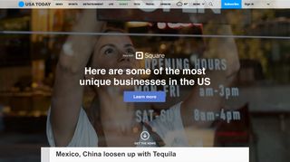 
                            11. Mexico tequila market in China: Drunk with promise - USA Today