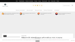 
                            10. MéxicoX plataforma educativa con cursos online gratuitos.