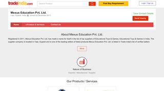 
                            4. Mexus Education Pvt. Ltd. in Vapi, Gujarat, India - Company Profile