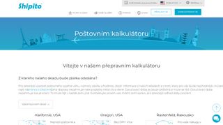 
                            9. Mezinárodní kalkulátor poštovného pro přepravu z USA | Shipito