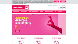 
                            3. MEZON – NERIBOTAS 4G LTE INTERNETAS