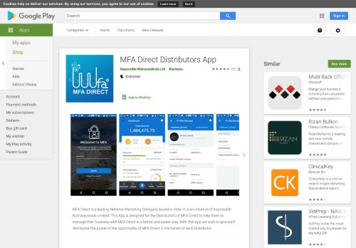 
                            9. MFA Direct Distributors App - Apps on Google Play